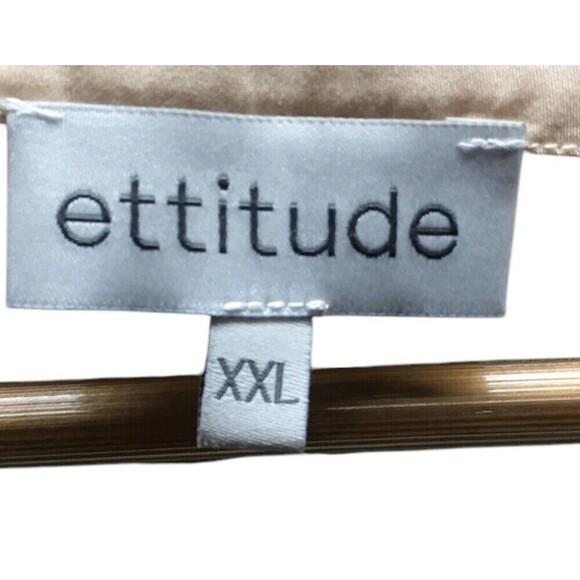 Ettitude Top Women's Size XXL Blush Pink 100% Bamboo Lyocell Short Sleeve - Picture 6 of 6